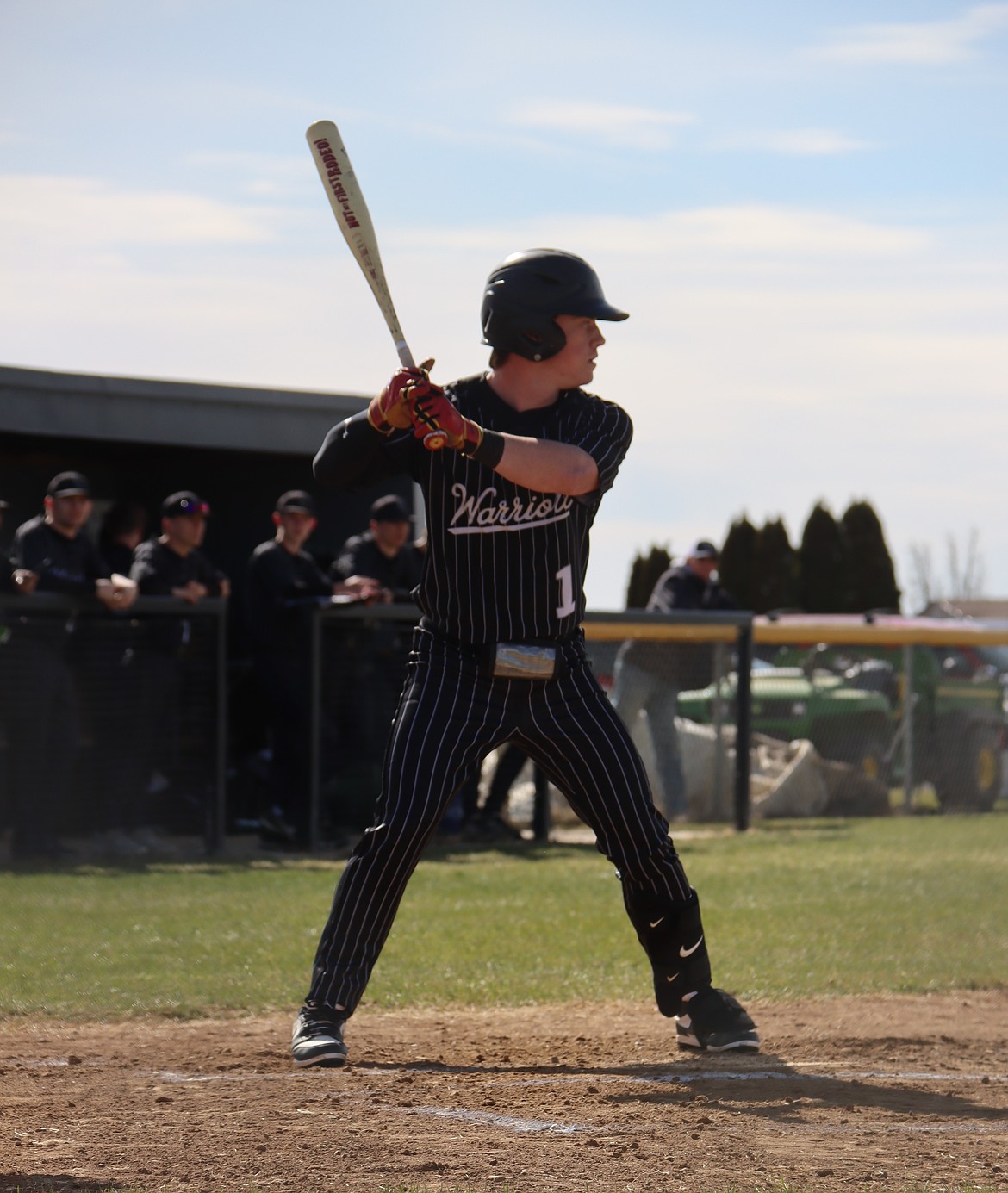 ACH senior Harvest Parrish steps up to bat against Okanogan in a home game early in the season.