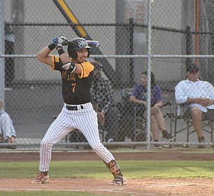 Noah Herndandez, a senior from Moses Lake, steps up to bat for Team Yakima during Wednesday’s All-Star game in Richland.