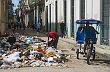 A garbage crisis engulfs Havana as fuel shortages stall trash pickup