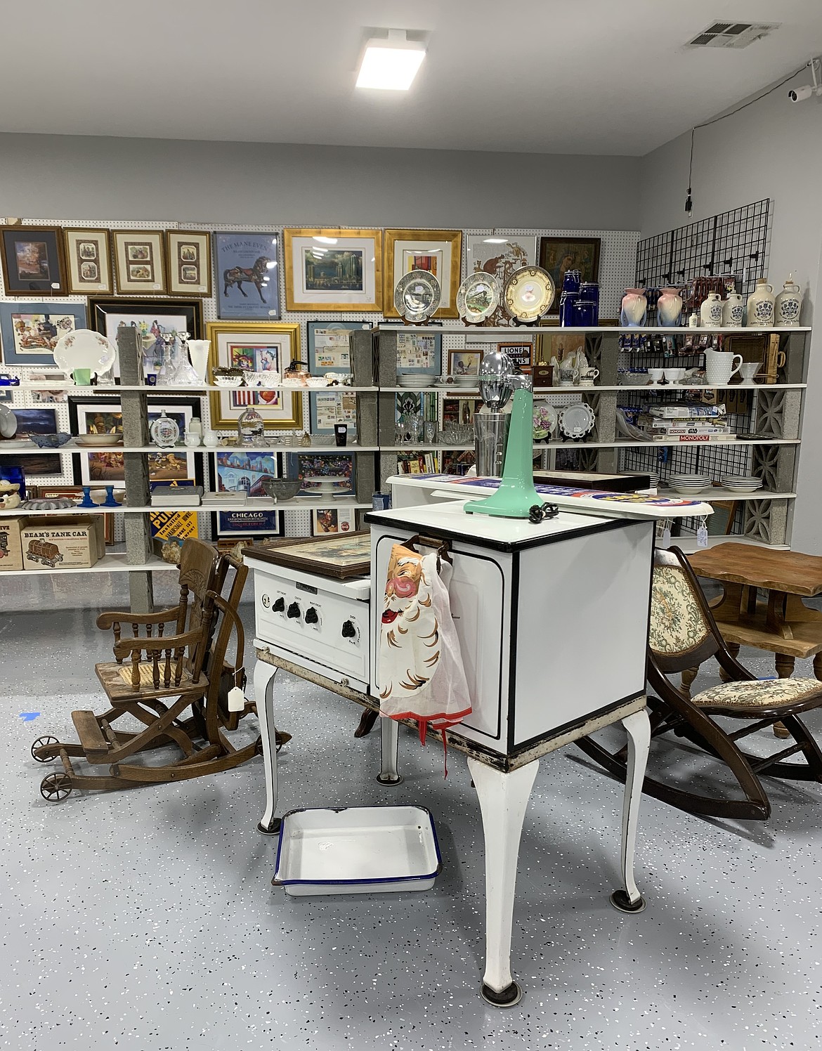 A 1940s cook stove and oven were considered a luxury back in the day.