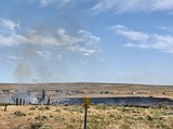 Fire sparks near Soap Lake Thursday