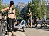 E-bikes provide a fun family outing on Glacier's Sun Road