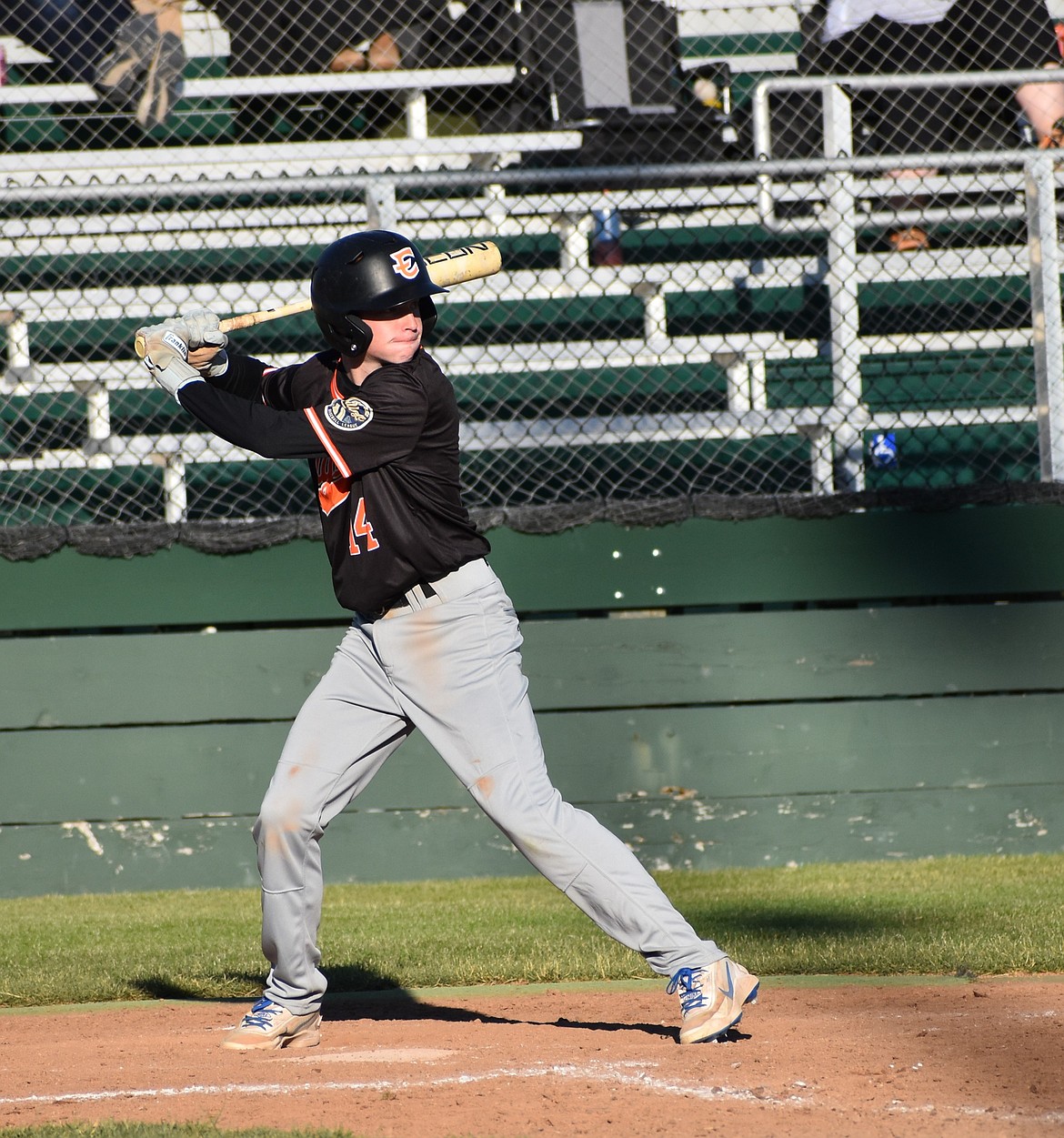 Tigers player Mayson Stredwick steps up to bat during Tuesday’s game against Sunnyside Christian.