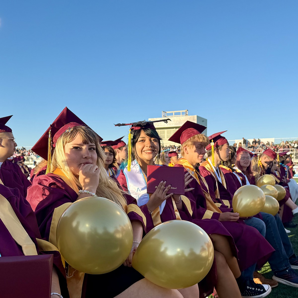 Caps fly through the wind as MLHS Class of 2026 graduates | Columbia ...