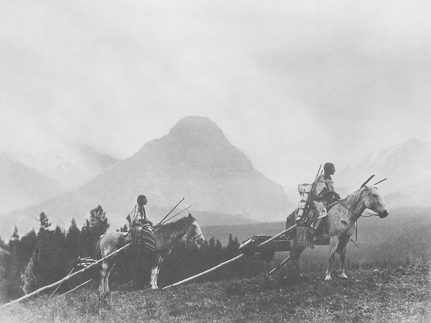 In the area that was to become Northwest Montana, Indigenous people had used dogs to pull travoises. Horses were a gamechanger and led to the rapid rise of horse nations in the West. (Courtesy photo)
