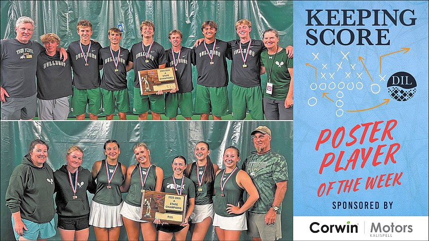 This week’s Poster Player of the Week, presented by Corwin Motors, goes to the Whitefish boys and girls tennis teams after a terrific performance at the Class A State Tournament.