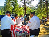 Flag retirement ceremony held in St. Regis
