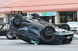 Coeur d'Alene Police respond to rollover crash