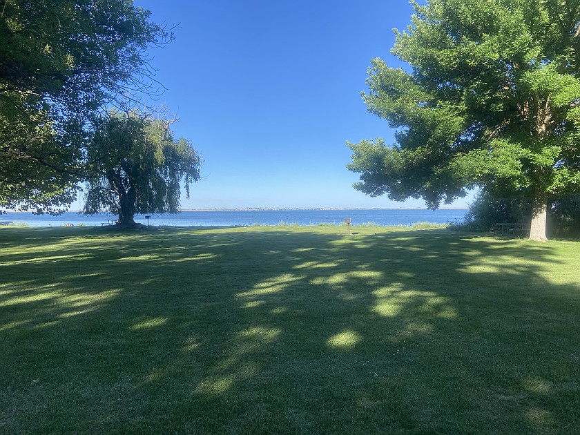 Potholes State Park looks serene on a summer day.