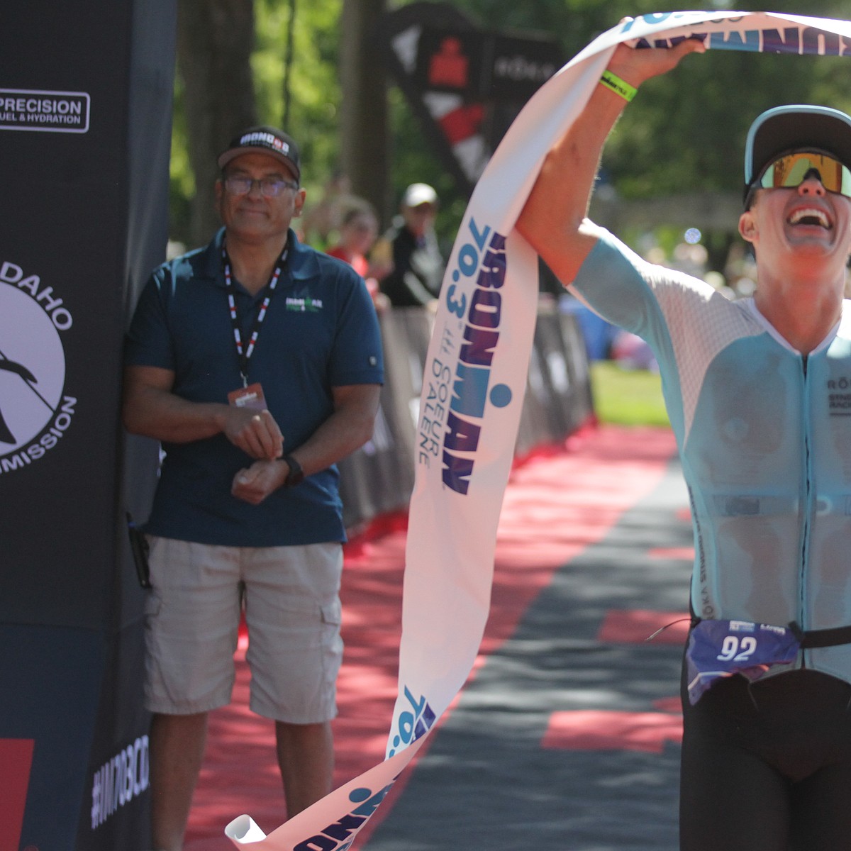 Ironman 703 Coeur Dalene Hoffmans Day To Have A Day Santa Cruz Native Catches Up In Bike Breezes To Mens Title