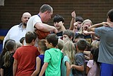 Mickelson leads another Blue Hawks hoops camp