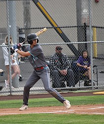 Othello’s Quade Gonzalez steps up to bat during the All-Star game earlier this month. Gonzalez will be playing with Team Rainier at the All-State game.