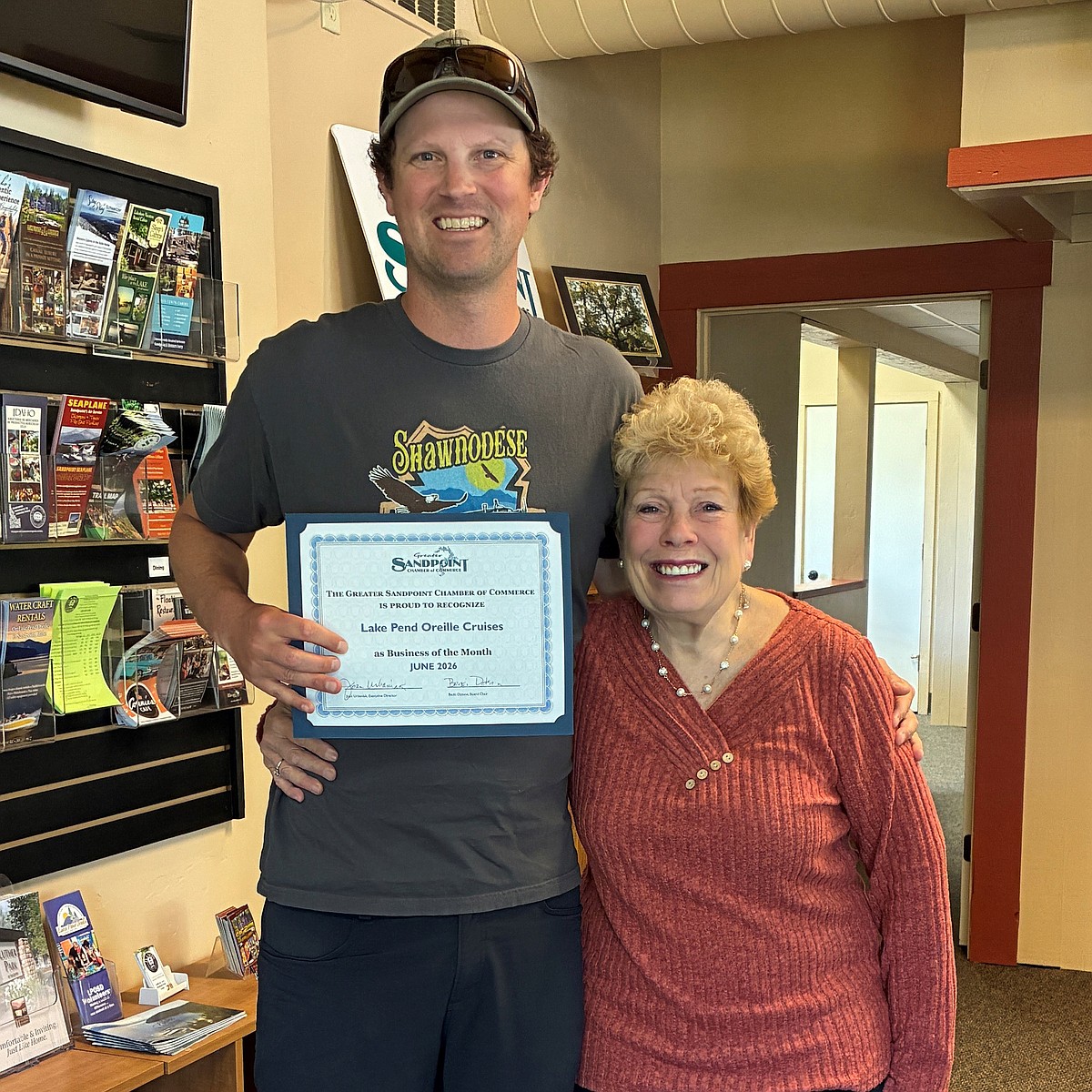 Chamber honors Lake Pend Oreille Cruises