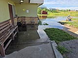 Breached irrigation canal threatens Polson Rehab