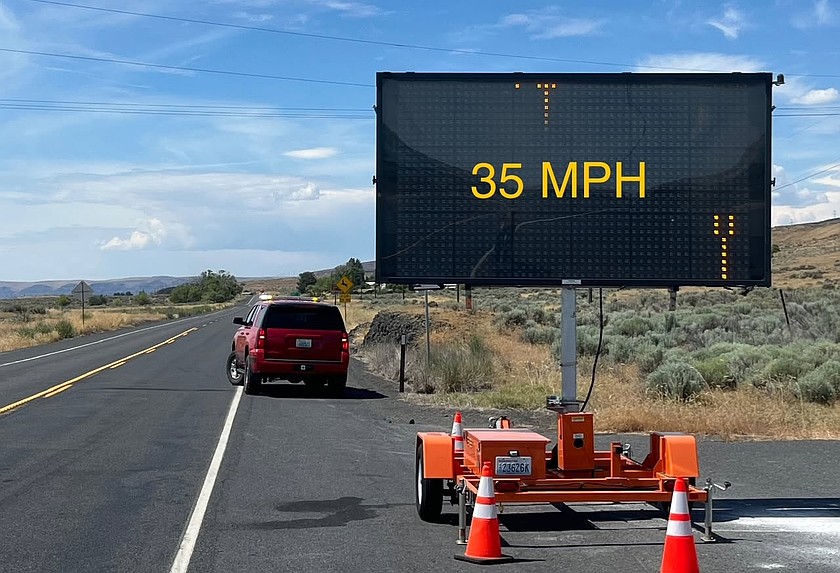 One of the biggest concerns around the Garred Road Fire is safety around roadways as firefighters continue working on the blaze, according to Norma Brock, public information officer with the Southeast Washington Interagency Incident Management.