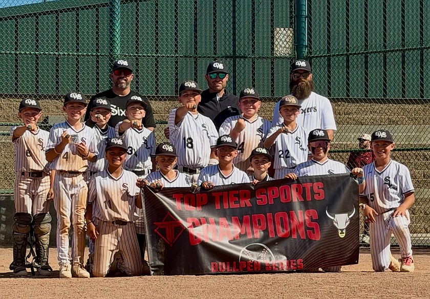 The Central Washington Sixers 11U gather for a team photo after winning a tournament earlier this season.
