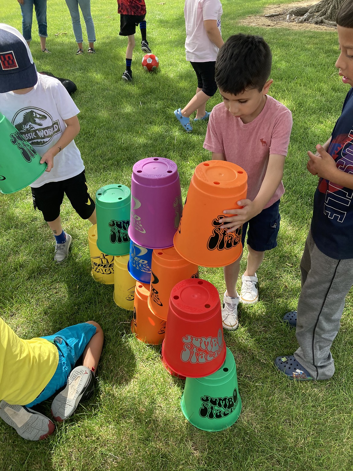The Mobile Recreation Unit has toys and games for all ages.
