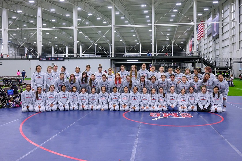The 2026 Washington 16U girls wrestling team, multiple Basin athletes represented the state at the Women’s National Duals in Indiana. Karis Butler and Kyanna Garza were two Almira/Coulee-Hartline wrestlers that were selected to compete.