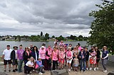 Flock of pink