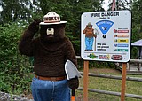 Smokey spreads fire safety awareness in Hayden Lake