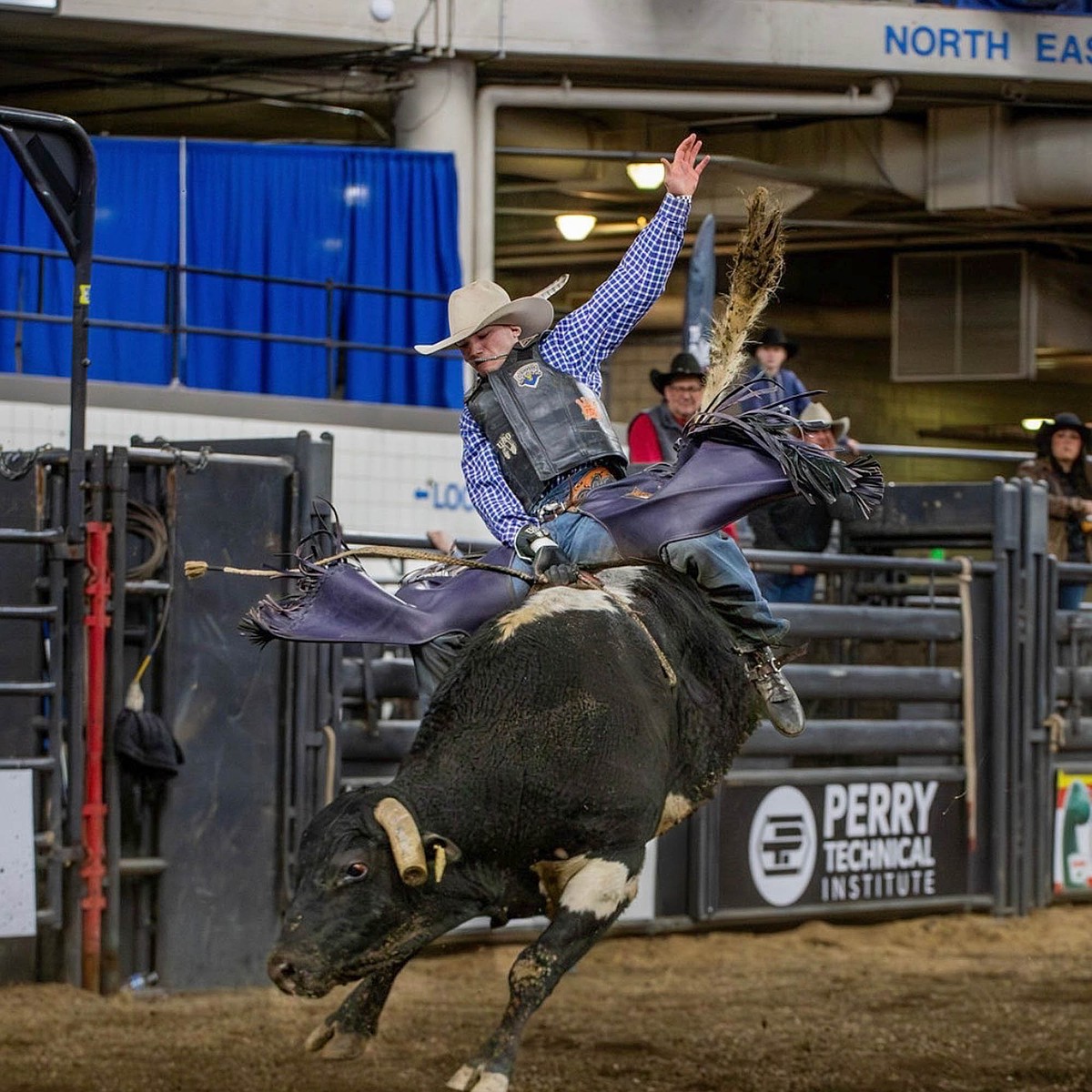 Polson bull rider places again at College National Finals Rodeo | Lake ...