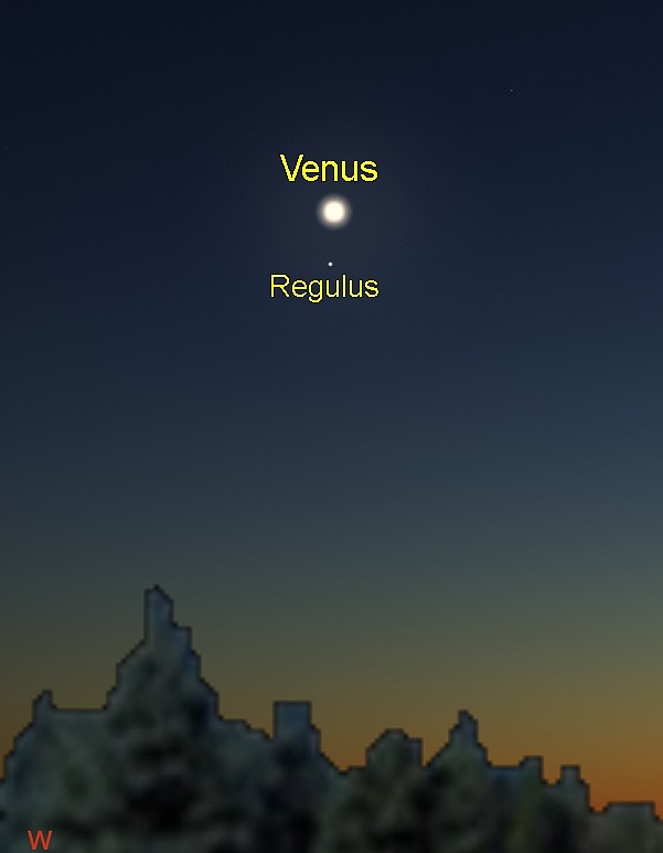 Image courtesy of John Taylor and Stellarium