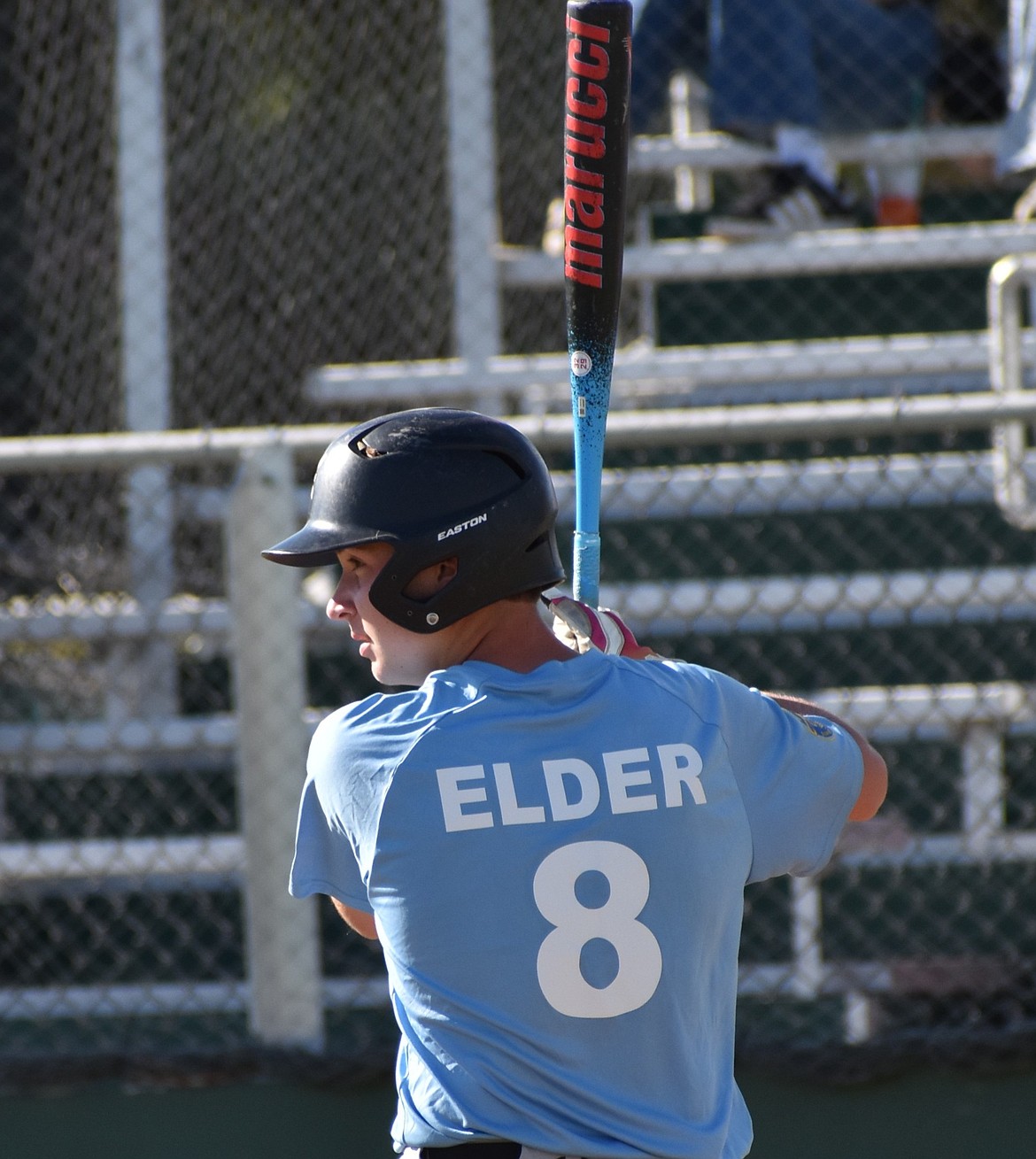 Diamond Ducks player Jackson Elder steps up to bat in Tuesday’s game against Ephrata.
