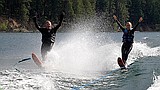Water skiing couple goes after world record on Hayden Lake