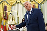 Trump rings Wall Street's opening bells as he ties his presidency to stock market gains
