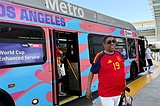 LA uses World Cup to show off upgraded public transit and test plans to hold car-free Olympics