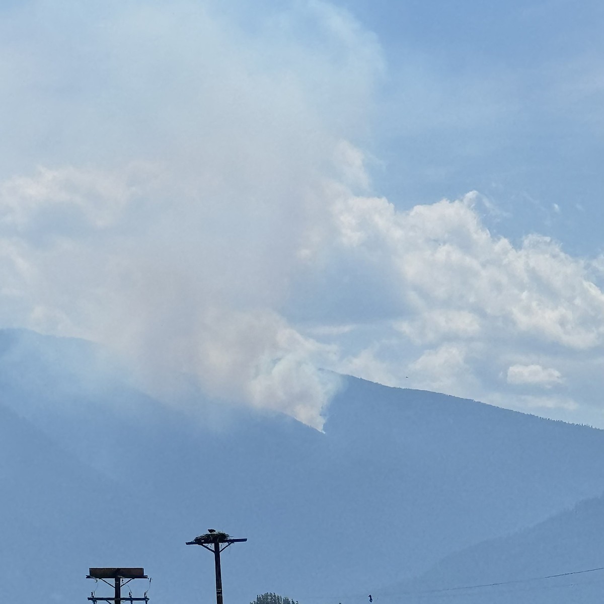 Upper Smith Fire burns north of Bonners Ferry