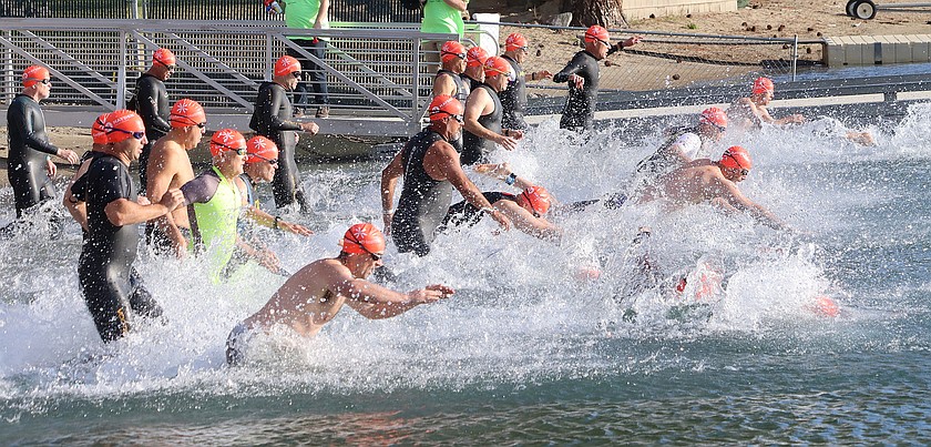 Locals shine at Hayden triathlon