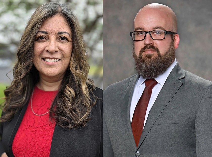 Deanna Martinez (right) and Don Myers (left) are among the three candidates seeking Legislative District 13 State Representative Position 2 in the primary election Aug. 4. Both responded to requests for comment; candidate Joshua Thompson did not.