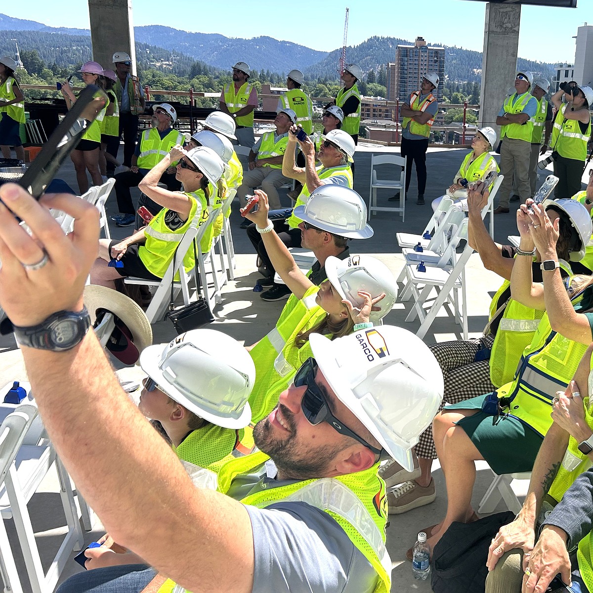 Sherman Tower topping-off ceremony a milestone for Hagadone Corp.