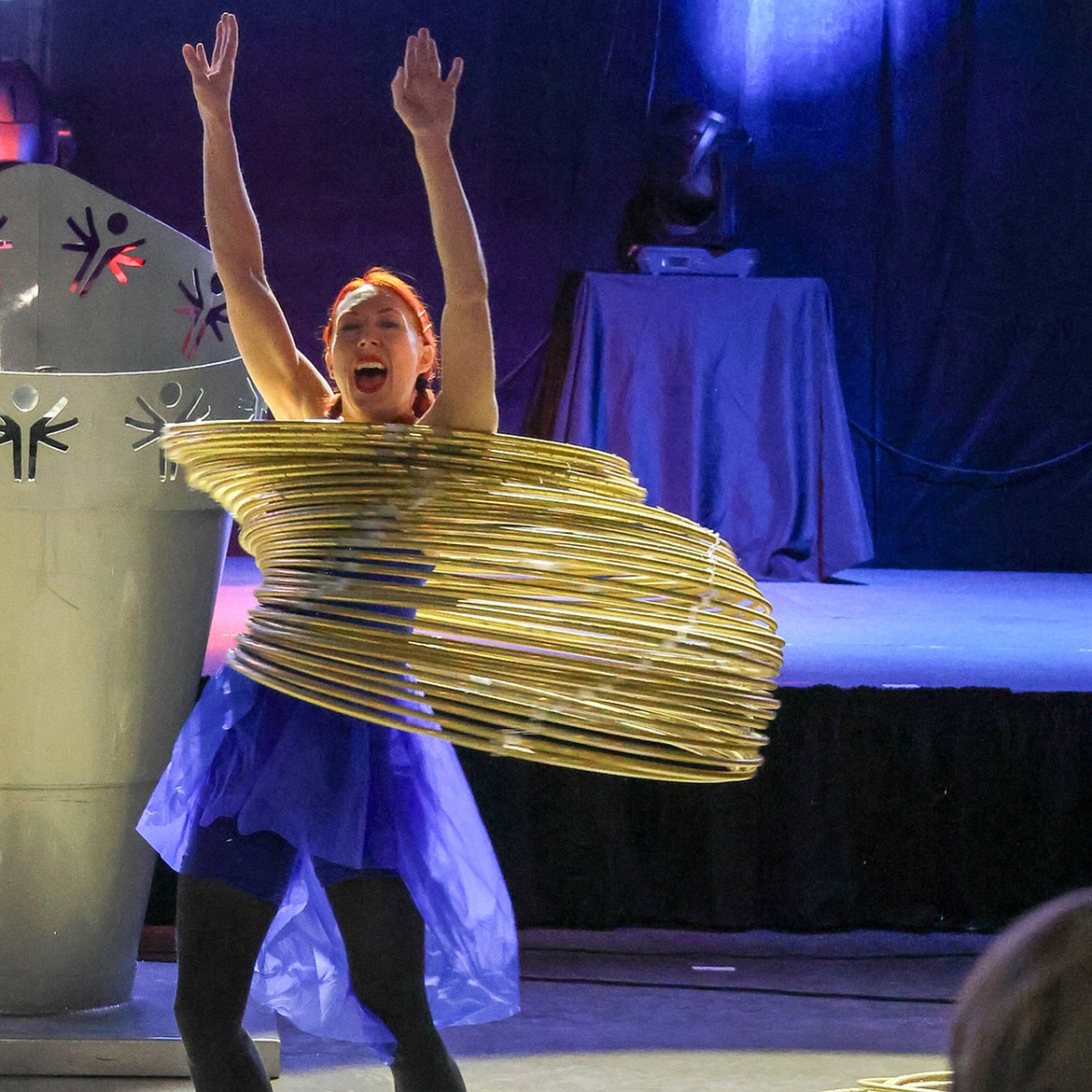 Hillia Hula will bring her interactive multi-hula hoop performance and hands-on workshop to Doolittle Dream Park in Moses Lake Aug. 6, sponsored by the Moses Lake Library.