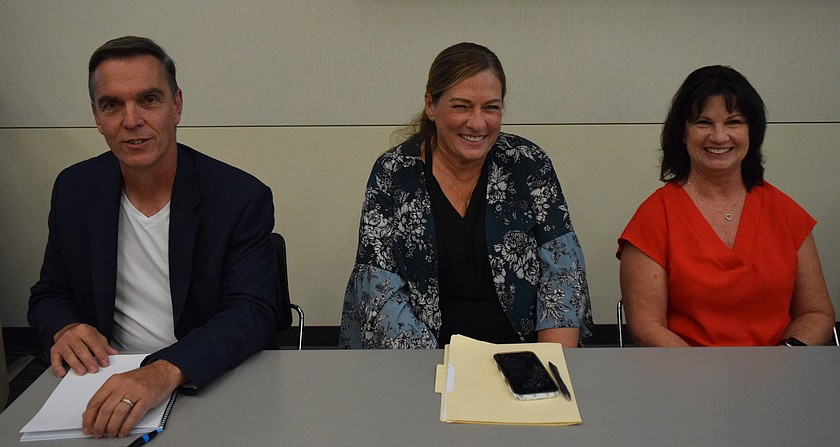 Three candidates are running for Grant County Auditor during the primary election: Andrew Koeppen (left), Darci Homesley (middle) and Shannon Falstad (right). Of the three, Koeppen and Falstad responded to requests for comment, but Homesley did not.