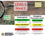 Level 3 evacuation area extended for Railroad Fire
