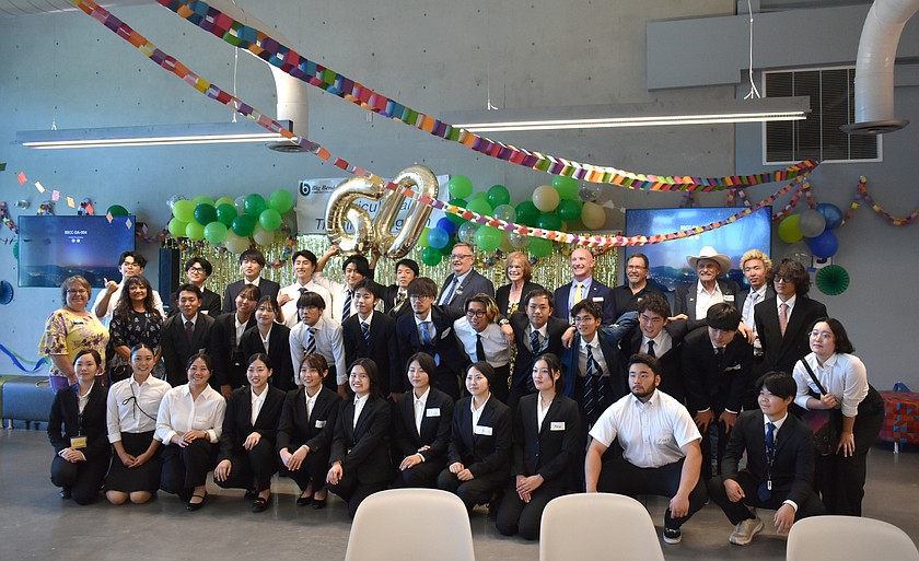 Former and current students of the Japanese Agricultural Training Program, along with Big Bend instructors and local dignitaries, gathered to celebrate 60 years of the exchange program Monday.