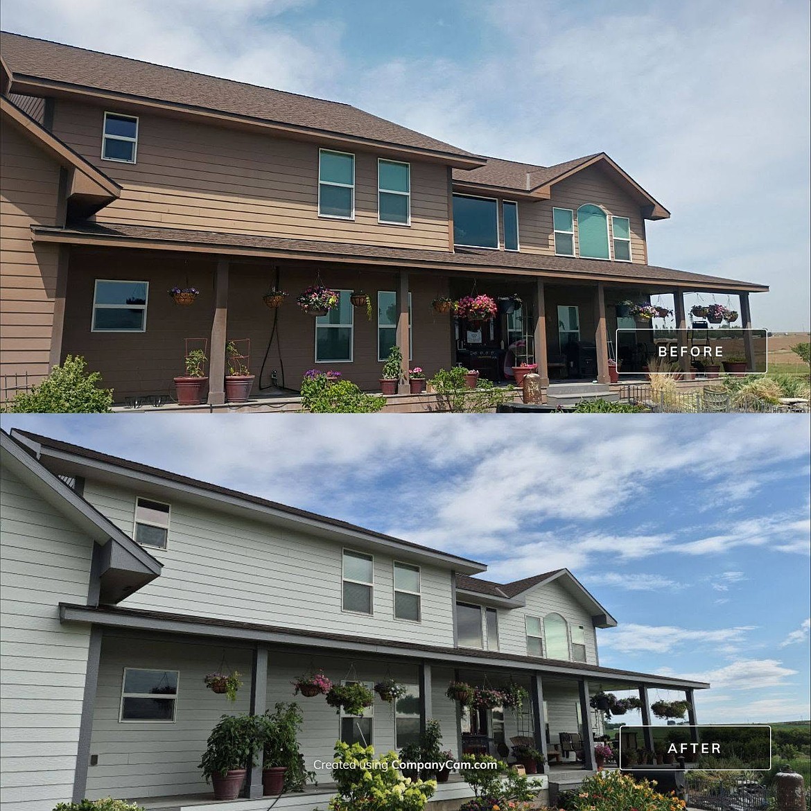 Marian Painting Owner Simon Ribellia said he has noticed a slight uptick of colored paint jobs. He said when he first started it was a lot of gray but now people are choosing whites, browns, blues and greens too.