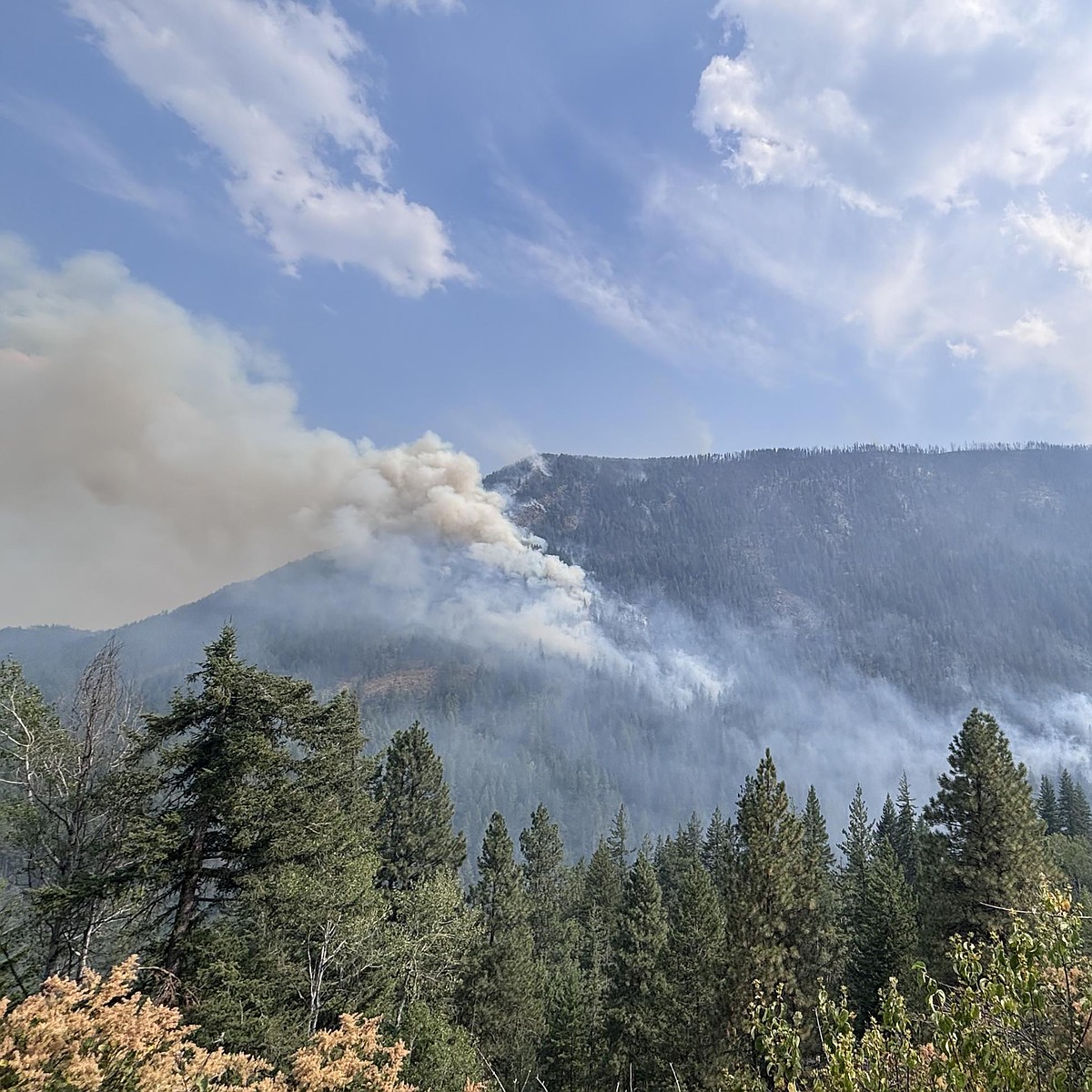 Gains continue on Upper Smith Fire