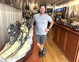 Chance encounter over sculpture leads to new displays for CDA gallery owner in time for big art weekend