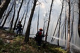 Europe’s wildfire crisis eases in west as danger shifts east to Greece