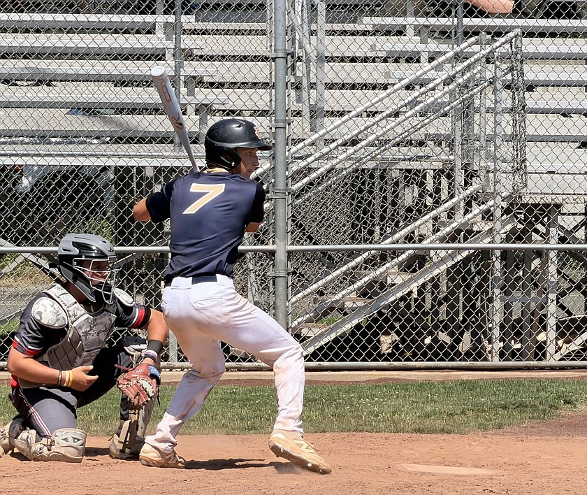 Mitchell Johnson from Ephrata steps up to bat for the Tillage League All-Star team during the final tournament of the summer.