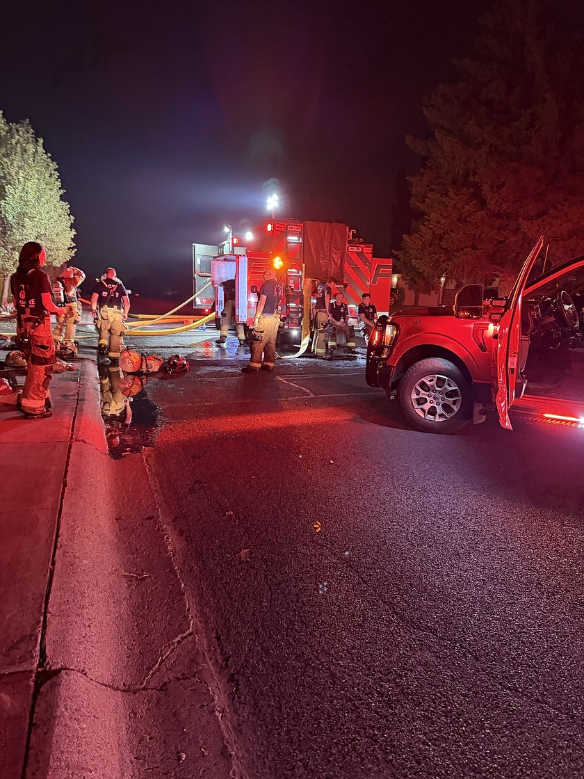 A Moses Lake residence was damaged in an early morning fire Wednesday.