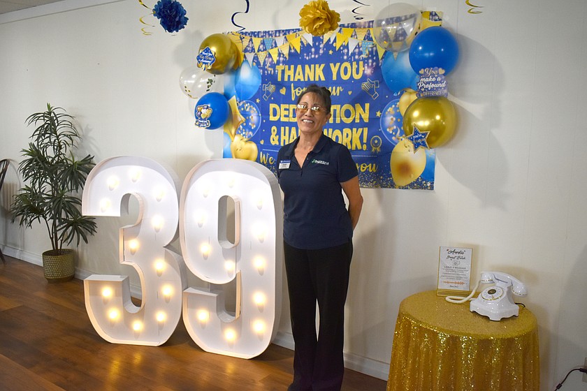 Janet Gonzales is preparing to retire after 39 years at Brookdale Hearthstone.