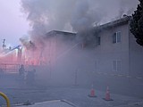 Firefighters battle overnight blaze at Job Corps dormitory