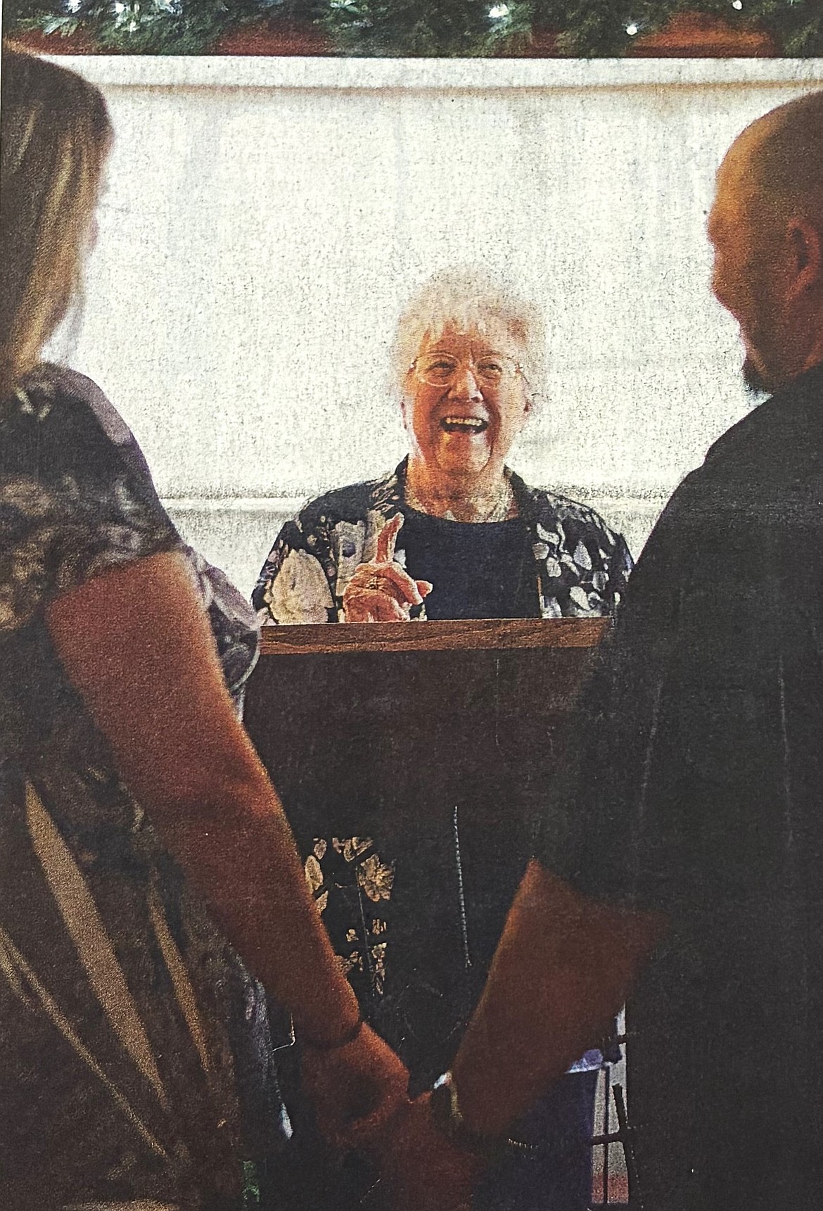 In 2011, LaVena Allen conducted a marriage ceremony at the Hitching Post Wedding Chapel a month before retirement.