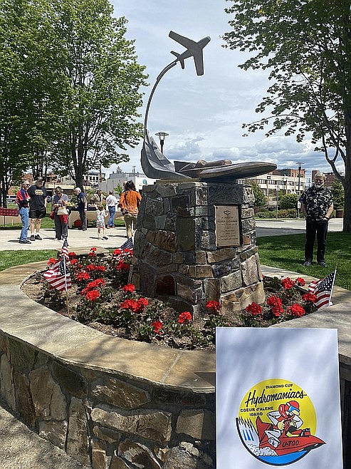 Today, a memorial, east of The Coeur d’Alene Resort, honors powerboat driver Warner Gardner, a Diamond Cup favorite.