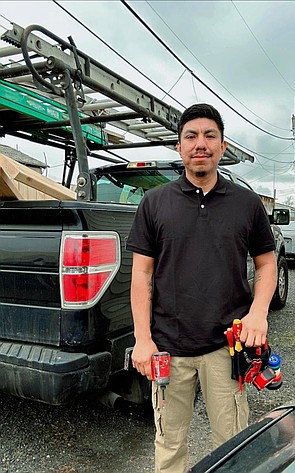Steadfast Home Services owner Uziel Ortega said he enjoys working with residential customers best and collaborating with them to make their home exactly how they would like it.