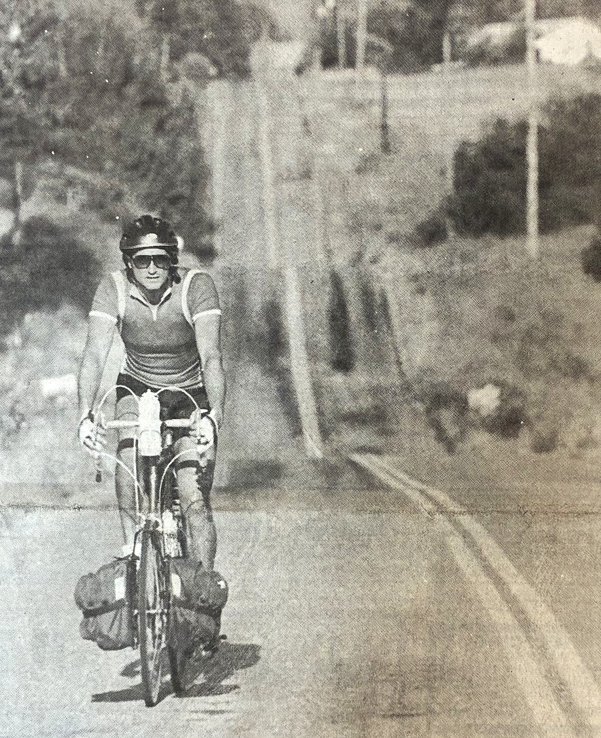 In 1986, principal Bill Gillenwater of Hayden Lake Elementary biked from Canada to Mexico in 14 ½ days.